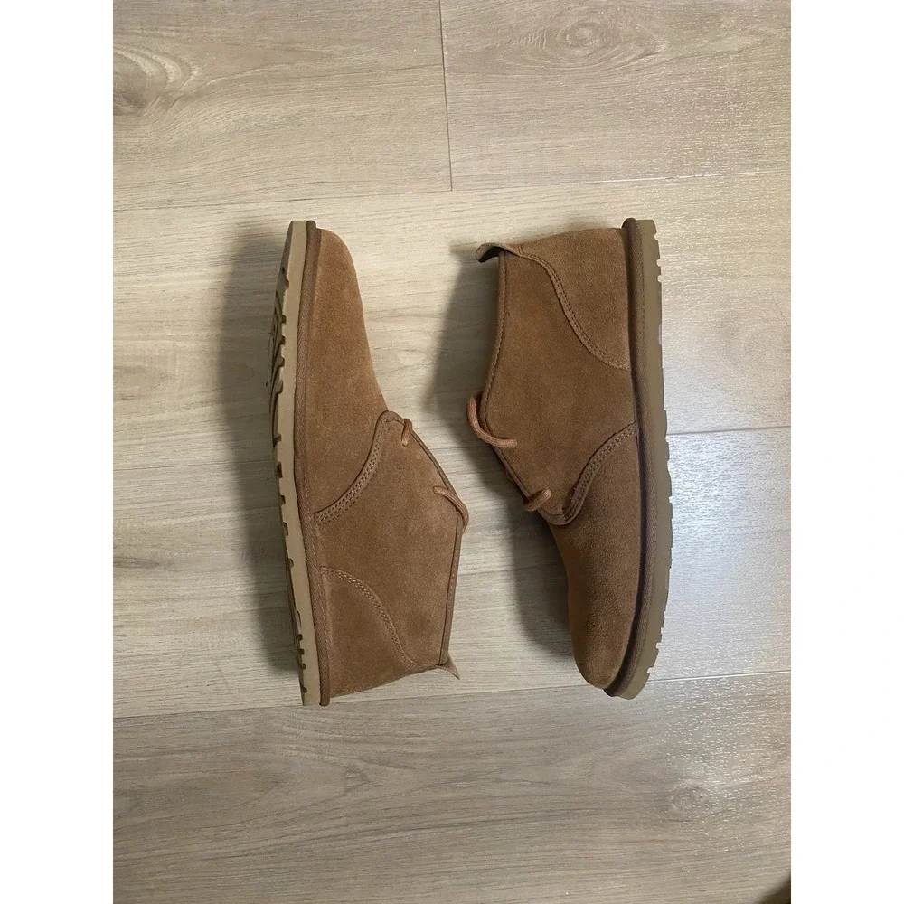 UGG Maksim Chukka Boots Tan Brown Suede Lace Up‎ Men's 10